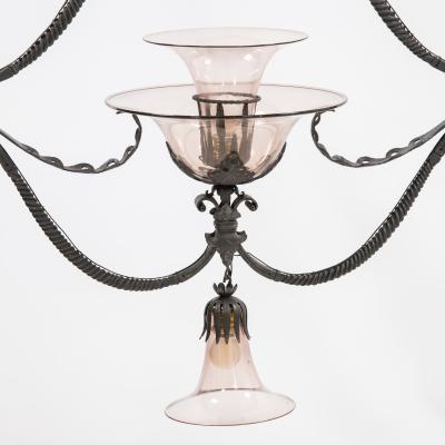 Carlo Rizzarda Chandelier Mod 242 by Carlo Rizzarda circa 1910