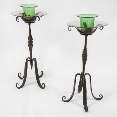 Carlo Rizzarda Pair of candlesticks