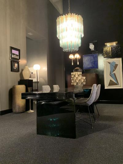 Carlo Scarpa Carlo Scarpa Orseolo black console table by Simon Gavina 1972