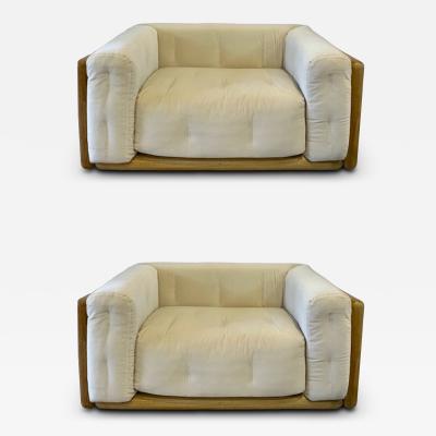 Carlo Scarpa Carlo Scarpa Pair of Cornaro Sofas Mid 20th Century
