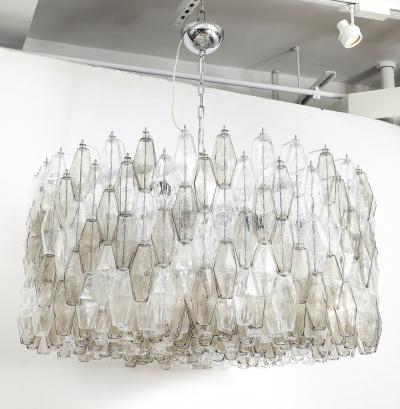 Carlo Scarpa Carlo Scarpa Smoke Clear Polyhedral Chandelier