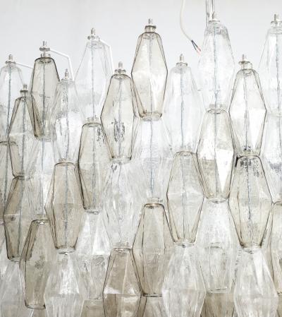 Carlo Scarpa Carlo Scarpa Smoke Clear Polyhedral Chandelier