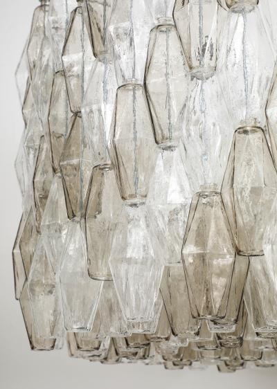 Carlo Scarpa Carlo Scarpa Smoke Clear Polyhedral Chandelier