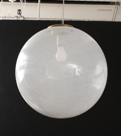 Carlo Scarpa Carlo Scarpa Venini Large Glass Pendant Italy 1925