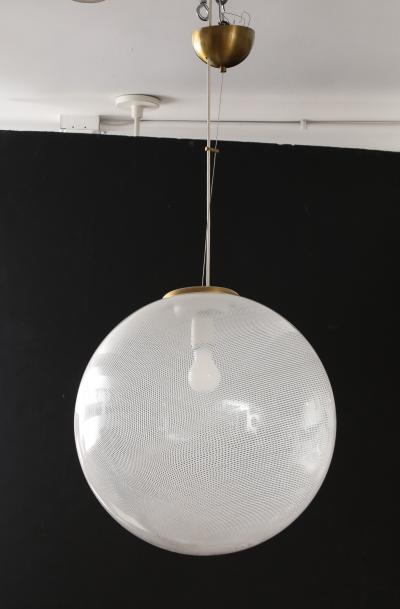 Carlo Scarpa Carlo Scarpa Venini Large Glass Pendant Italy 1925