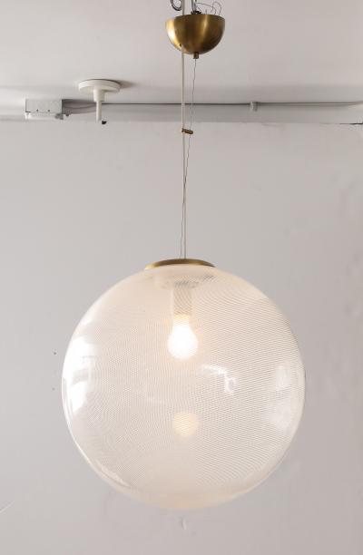 Carlo Scarpa Carlo Scarpa Venini Large Glass Pendant Italy 1925