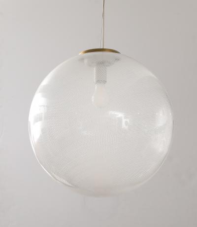 Carlo Scarpa Carlo Scarpa Venini Large Glass Pendant Italy 1925