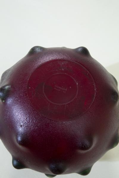 Carlo Scarpa Carlo Scarpa for Venini Murano Glass Vase from the Corrosi Series