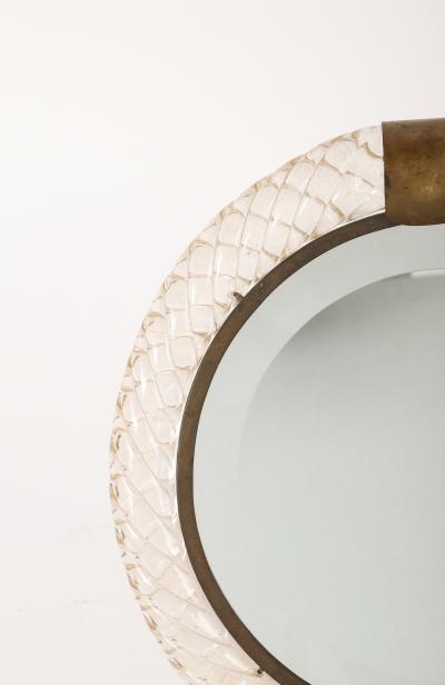 Carlo Scarpa Carlo Scarpa for Venini Table Mirror circa 1950