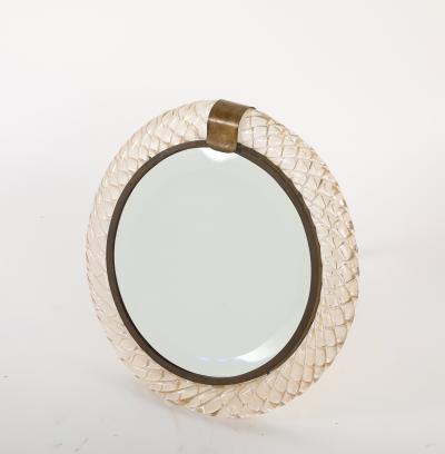Carlo Scarpa Carlo Scarpa for Venini Table Mirror circa 1950