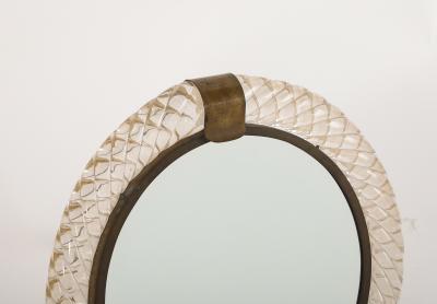 Carlo Scarpa Carlo Scarpa for Venini Table Mirror circa 1950