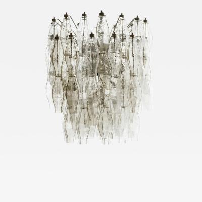 Carlo Scarpa Chandelier by Carlo Scarpa Prod Venini Italy circa 1960