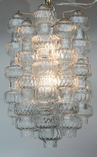 Carlo Scarpa Italian Mid Century Three Tiered Ceiling Light By Carlo Scarpa For Venini