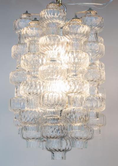 Carlo Scarpa Italian Mid Century Three Tiered Ceiling Light By Carlo Scarpa For Venini