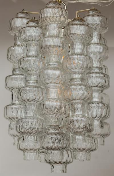 Carlo Scarpa Italian Mid Century Three Tiered Ceiling Light By Carlo Scarpa For Venini