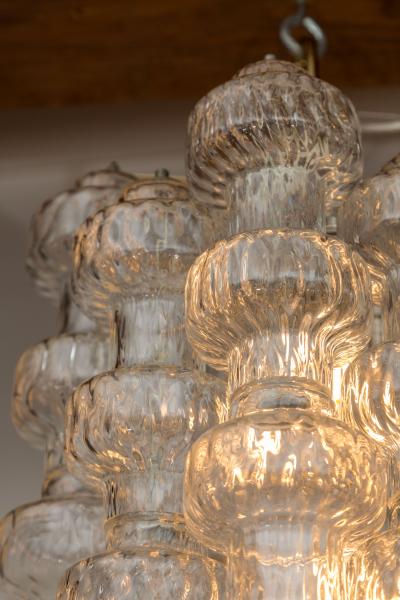 Carlo Scarpa Italian Mid Century Three Tiered Ceiling Light By Carlo Scarpa For Venini