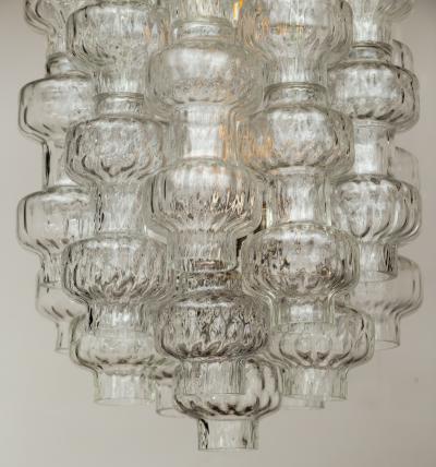 Carlo Scarpa Italian Mid Century Three Tiered Ceiling Light By Carlo Scarpa For Venini