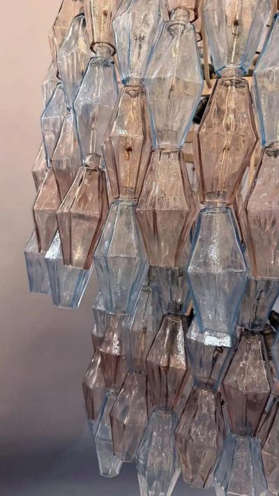 Carlo Scarpa Mid Century Murano Chandelier Polyhedr by Carlo Scarpa for Venini Italy