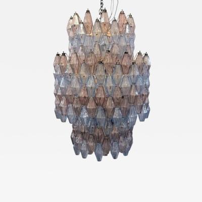 Carlo Scarpa Mid Century Murano Chandelier Polyhedr by Carlo Scarpa for Venini Italy