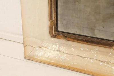 Carlo Scarpa Murano Glass Mirror No 30 by Carlo Scarpa for Venini Italy 1930s