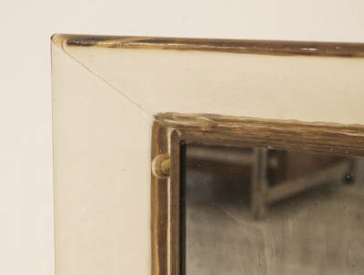 Carlo Scarpa Murano Glass Mirror by Carlo Scarpa for Venini Italy 1930s