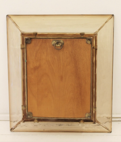 Carlo Scarpa Murano Glass Mirror by Carlo Scarpa for Venini Italy 1930s