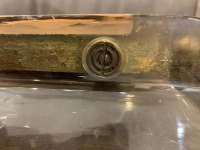 Carlo Scarpa Murano Glass Mirror by Carlo Scarpa for Venini Italy 1930s