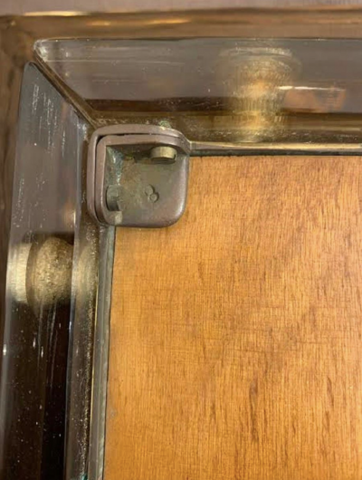 Carlo Scarpa Murano Glass Mirror by Carlo Scarpa for Venini Italy 1930s