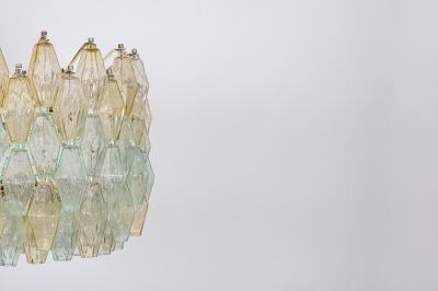 Carlo Scarpa Original Glass Poliedri Chandelier by Carlo Scarpa for Venini Italy c 1960