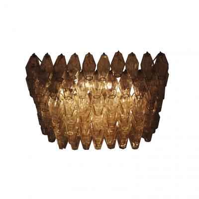 Carlo Scarpa Poliedri Lamp Designed By Carlo Scarpa And Edited By Venini Italy 1950