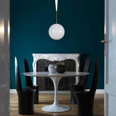 Carlo Scarpa Rare Venini Reticello Pendant by Carlo Scarpa 1940