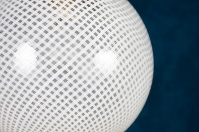 Carlo Scarpa Rare Venini Reticello Pendant by Carlo Scarpa 1940