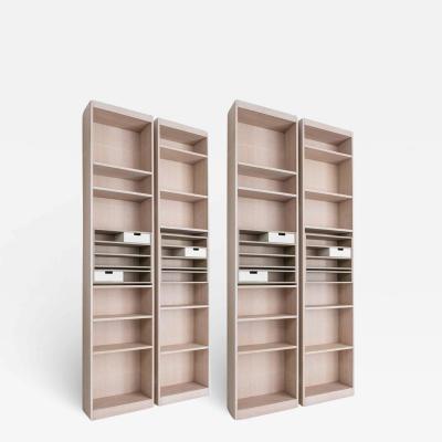 Carlo Scarpa Set of Four Rialto Bookcases by Carlo Scarpa for Simon Gavina