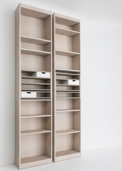 Carlo Scarpa Set of Two Rialto Bookcases by Carlo Scarpa for Simon Gavina
