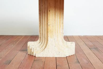 Carlo Scarpa TOBIA SCARPA TRAVERTINE TABLE