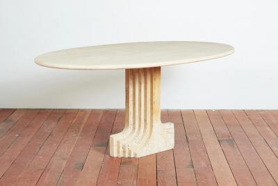 Carlo Scarpa TOBIA SCARPA TRAVERTINE TABLE