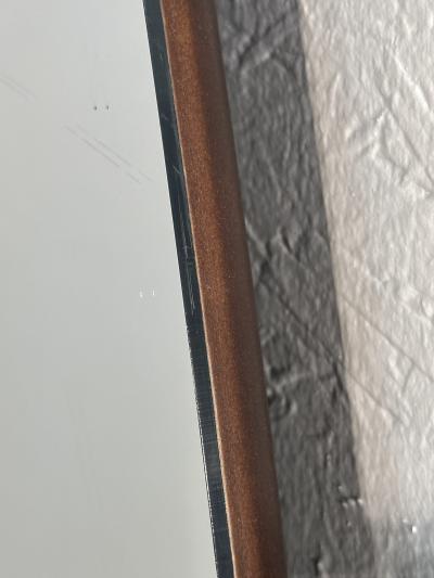 Carlo Scarpa Vintage 20th Century Mirror with Autoportrait of Carlo Scarpa for Gavina