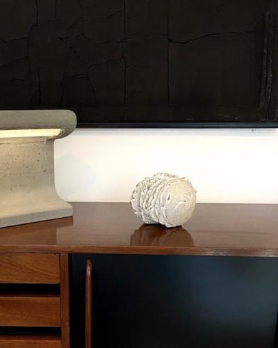 Carlo Zauli CARLO ZAULI ITALIAN CERAMIC ARTIST ABSTRACT CERAMIC SCULPTURE SIGNED ZAULI