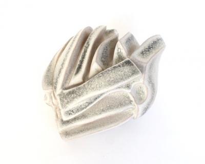 Carlo Zauli CARLO ZAULI ITALIAN CERAMIC ARTIST ABSTRACT CERAMIC SCULPTURE SIGNED ZAULI