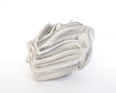 Carlo Zauli CARLO ZAULI ITALIAN CERAMIC ARTIST ABSTRACT CERAMIC SCULPTURE SIGNED ZAULI