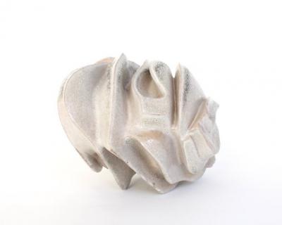 Carlo Zauli CARLO ZAULI ITALIAN CERAMIC ARTIST ABSTRACT CERAMIC SCULPTURE SIGNED ZAULI