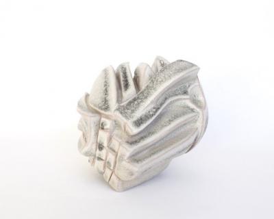 Carlo Zauli CARLO ZAULI ITALIAN CERAMIC ARTIST ABSTRACT CERAMIC SCULPTURE SIGNED ZAULI