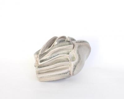 Carlo Zauli CARLO ZAULI ITALIAN CERAMIC ARTIST ABSTRACT CERAMIC SCULPTURE SIGNED ZAULI