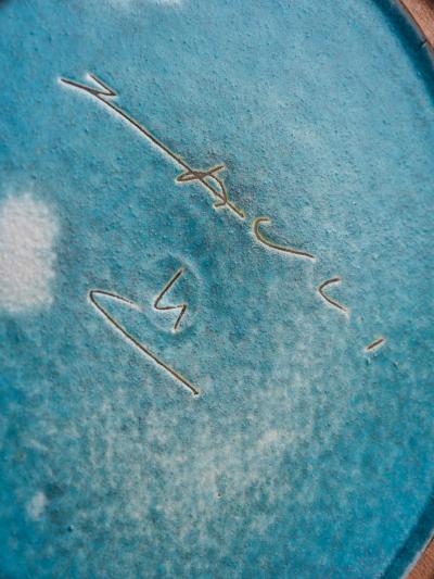 Carlo Zauli Carlo Zauli Distorto vase with finger prints Faenza Italy 1972