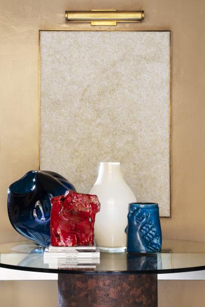 Carlo Zauli Carlo Zauli Distorto vase with finger prints Faenza Italy 1972