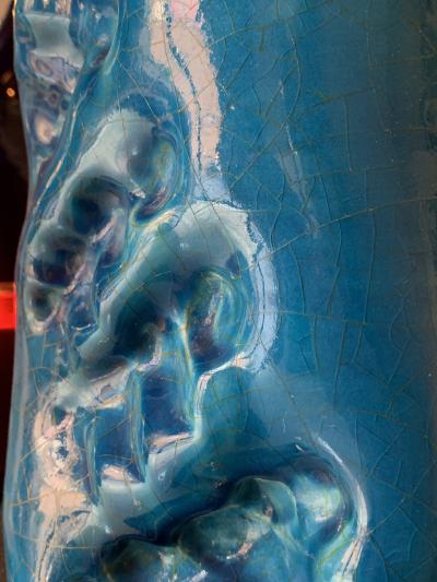 Carlo Zauli Carlo Zauli Distorto vase with finger prints Faenza Italy 1972