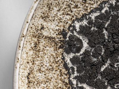 Carlo Zauli Carlo Zauli Large decorative plate in stoneware Faenza Italy 1978