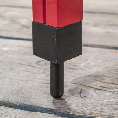 Carlo de Carli Carlo di Carli Carlo de Carli Coffee Table in Red Lacquered Wood and Glass Top60s