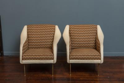 Carlo de Carli Carlo di Carli Carlo de Carli Model 802 Lounge Chairs for M Singer Sons