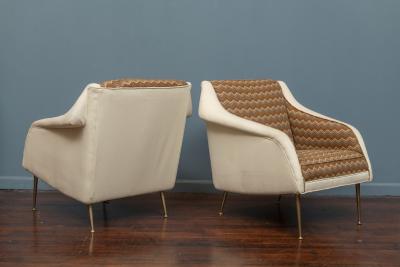 Carlo de Carli Carlo di Carli Carlo de Carli Model 802 Lounge Chairs for M Singer Sons